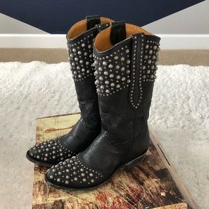 Old Gringo Leigh Anne Round Toe Black Size 10